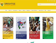 Tablet Screenshot of drishtee.com