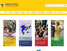 Tablet Screenshot of drishtee.org